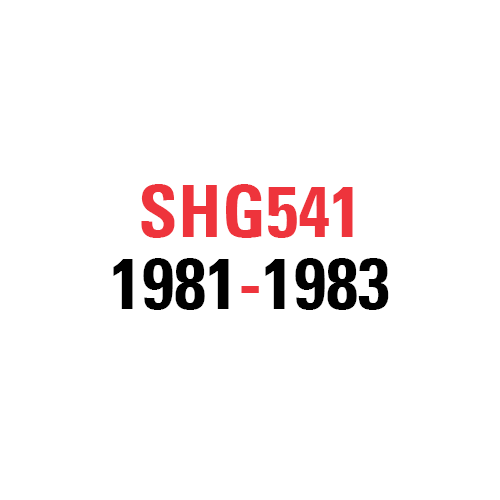 SHG541 1981-1983